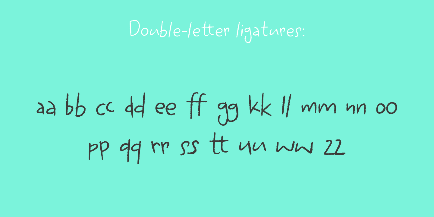 Vegetability Font Poster #1