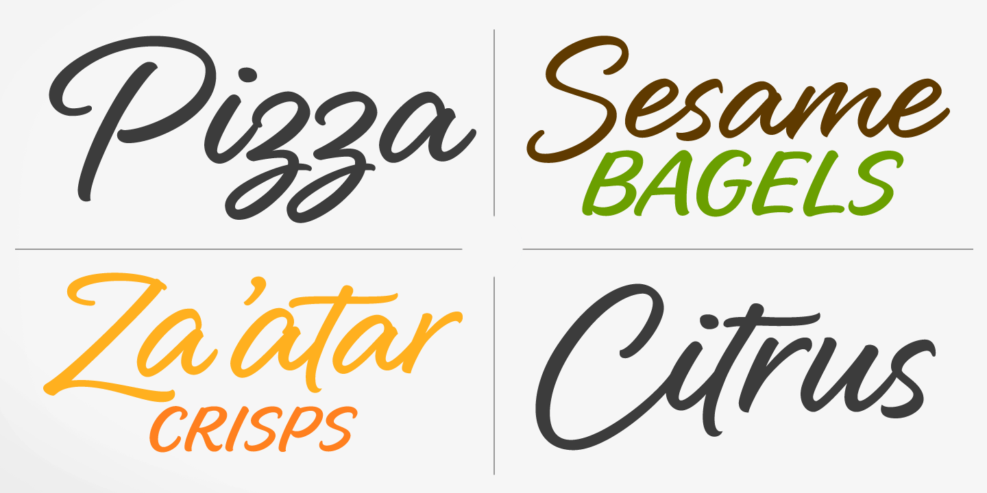 Fudge Sauce Font Poster #1