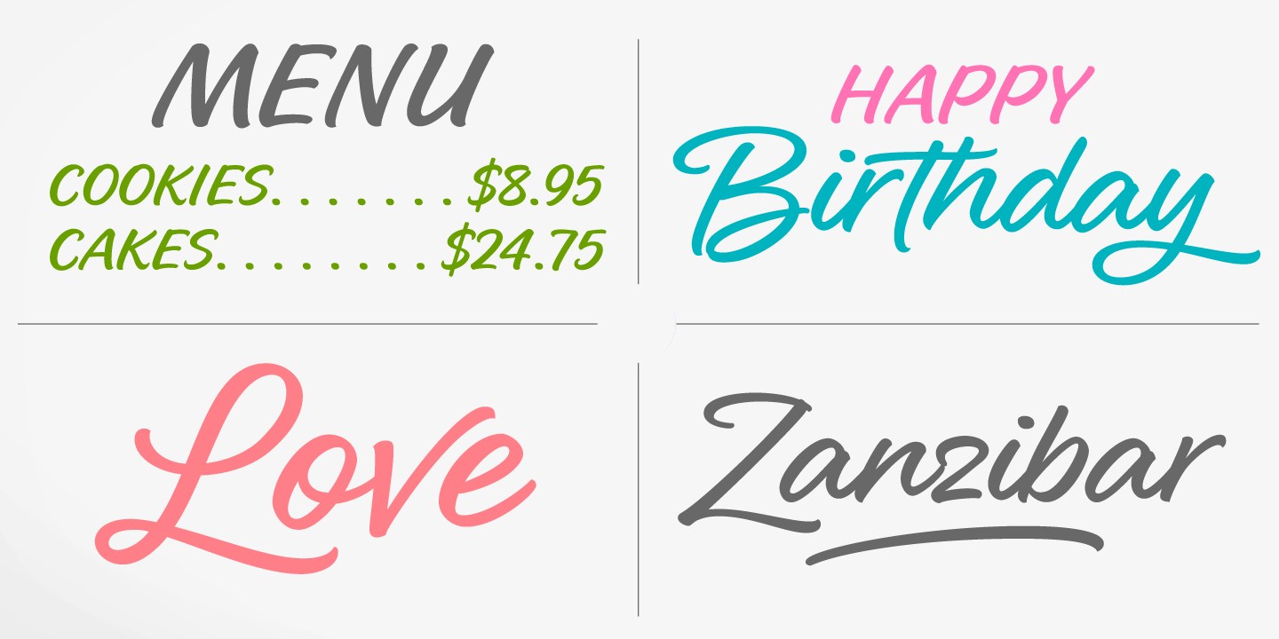 Fudge Sauce Font Poster #1