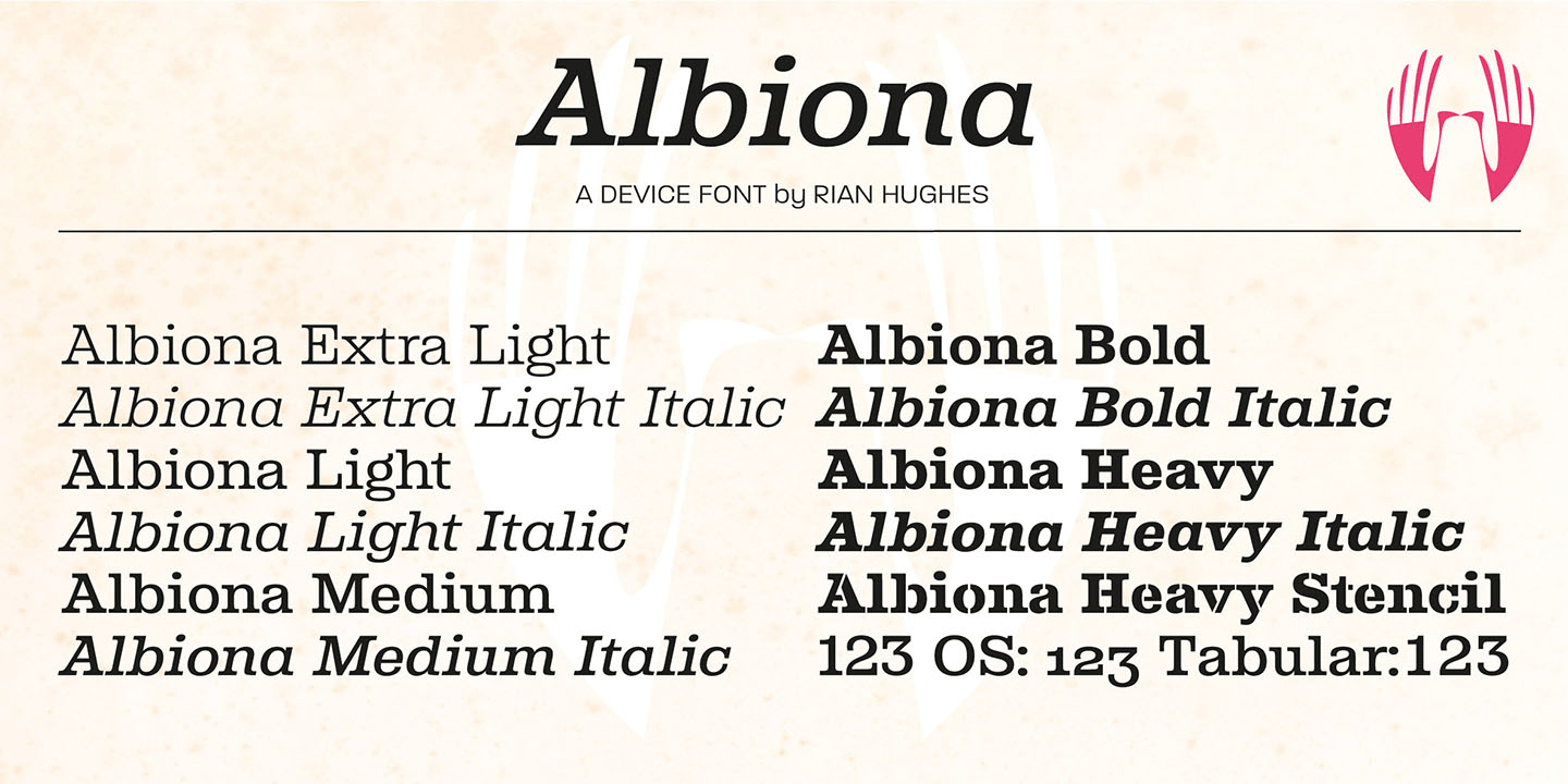 Albiona Font Poster #1