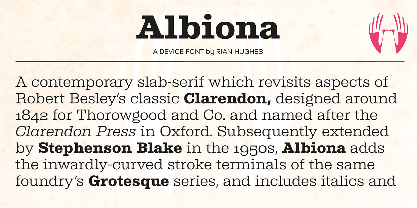 Albiona Font Poster #1