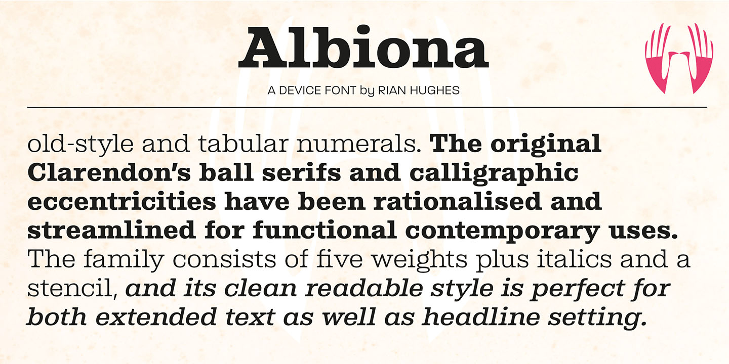 Albiona Font Poster #1
