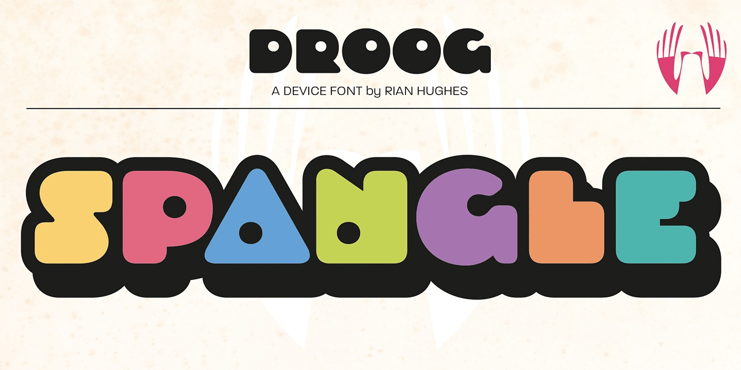 Droog Font Poster #1