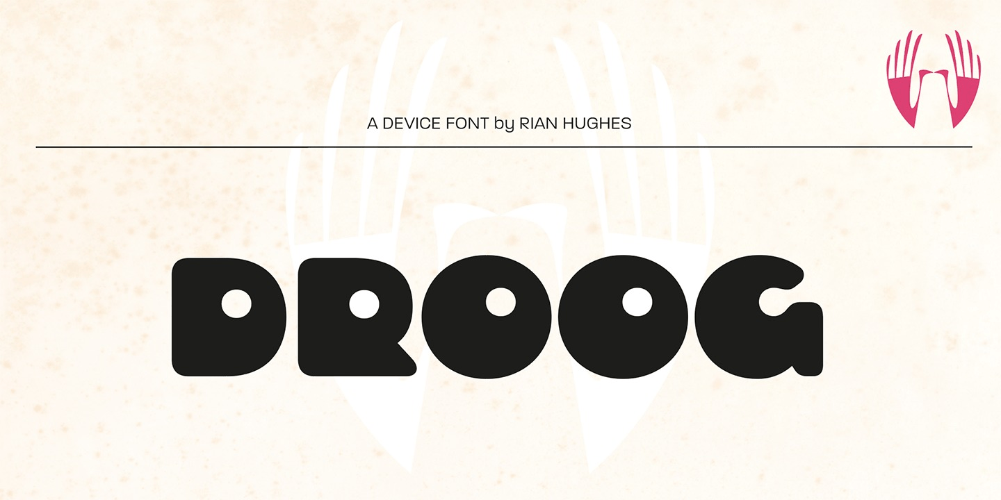 Droog Font Poster #1
