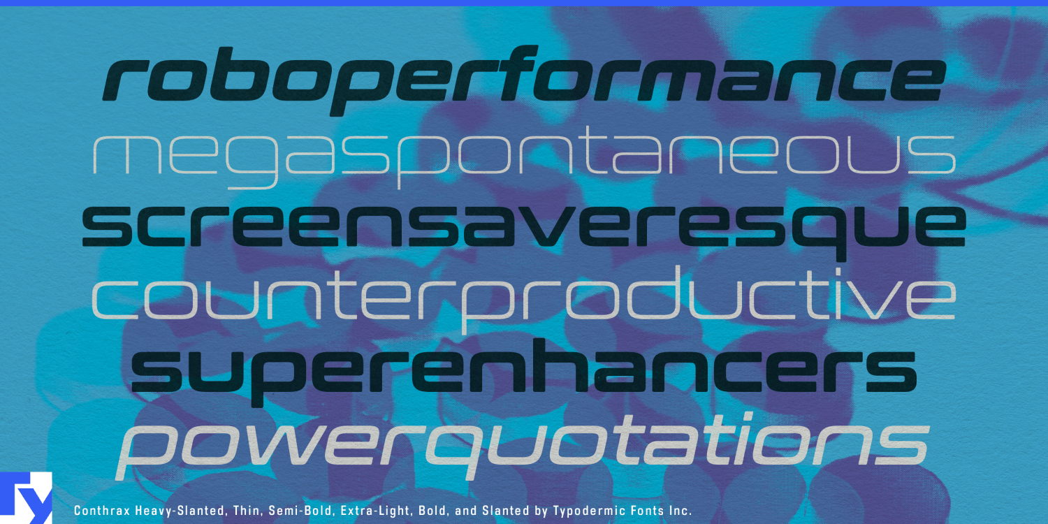Conthrax Font Poster #1