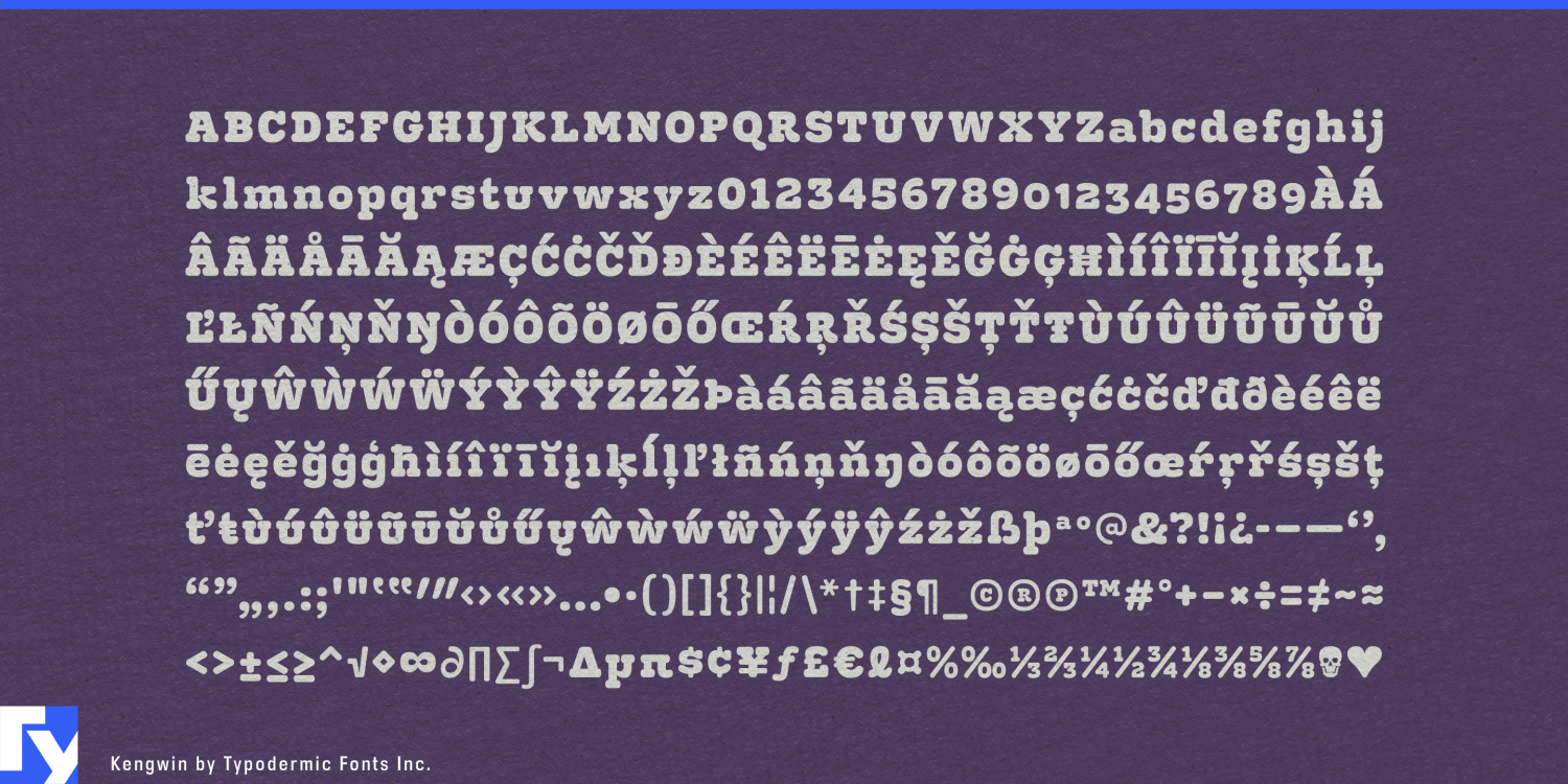 Kengwin Font Poster #1