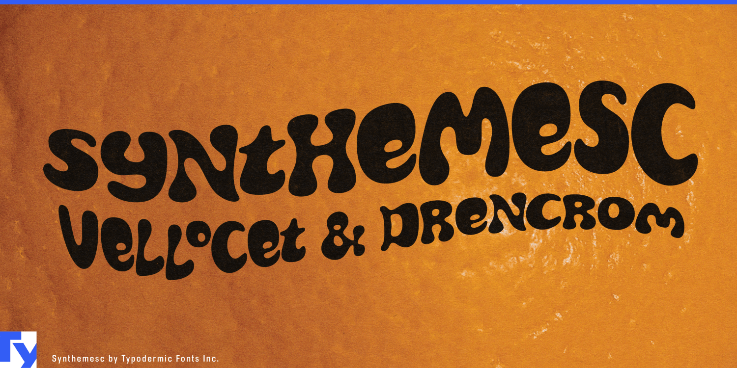 Synthemesc Font Poster #1