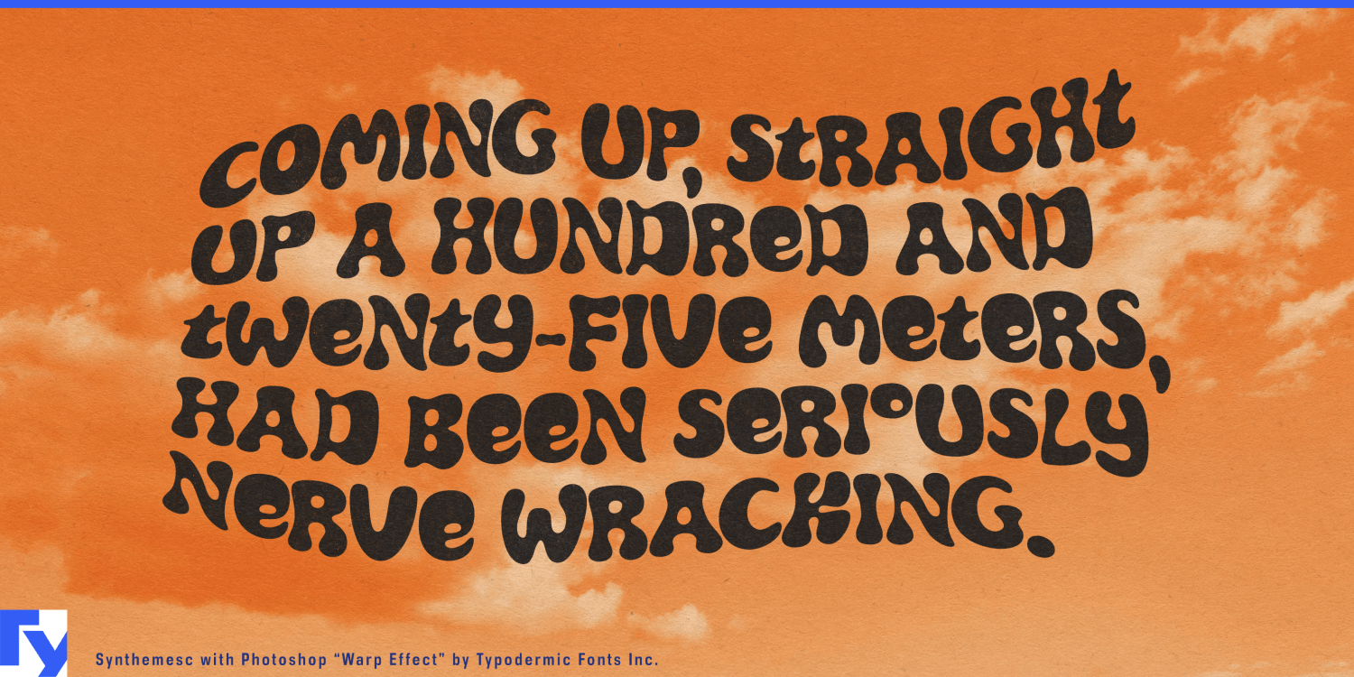 Synthemesc Font Poster #1