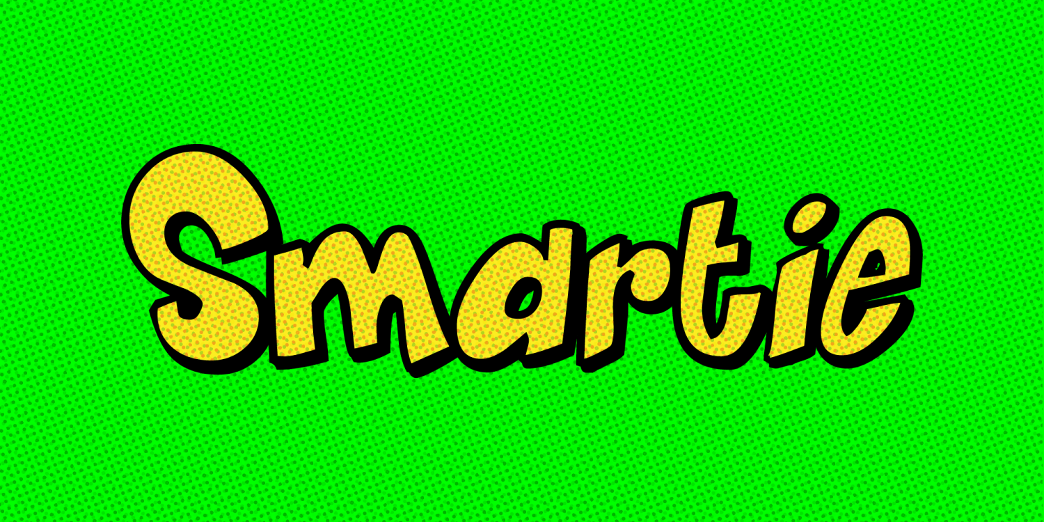 Smartie Font Poster #1