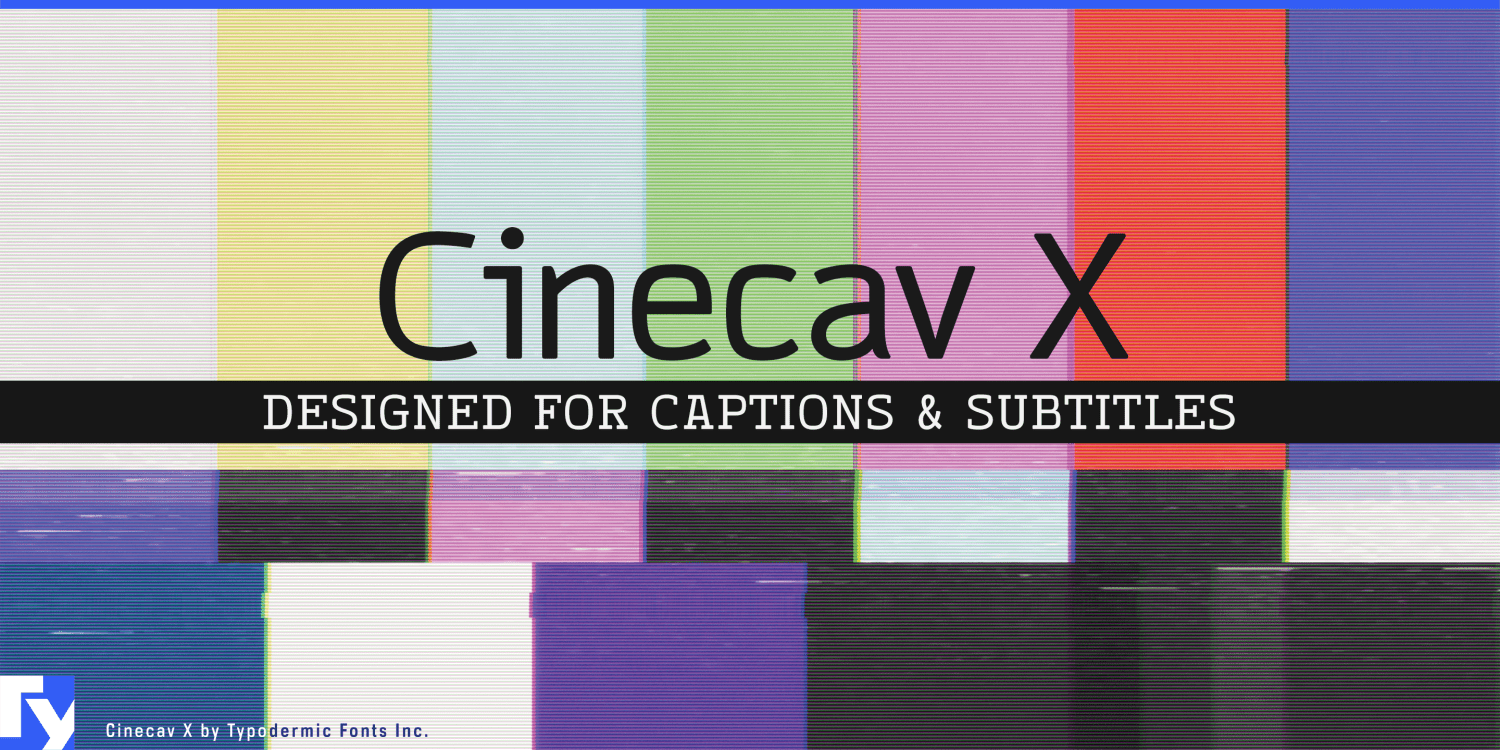 Cinecav X Font Poster #1
