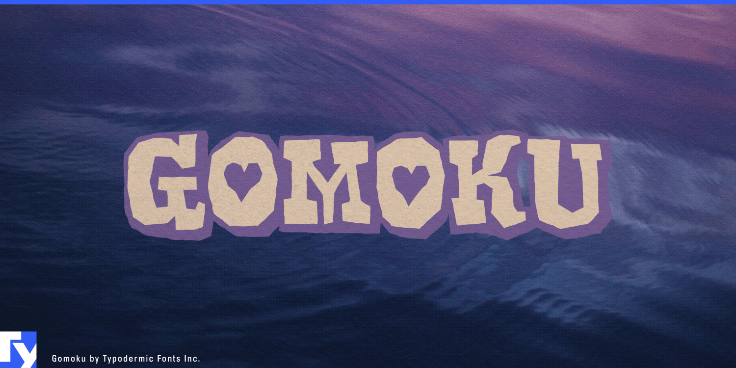 Gomoku Font Poster #1