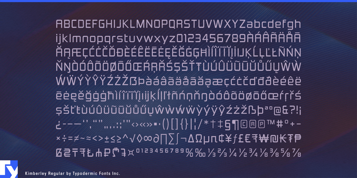 Kimberley Font Poster #1