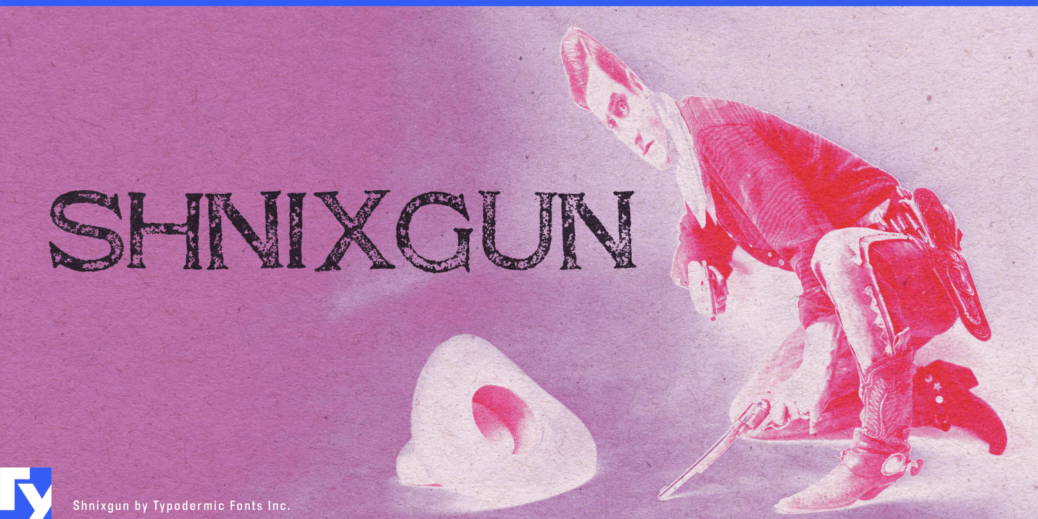 Shnixgun Font Poster #1