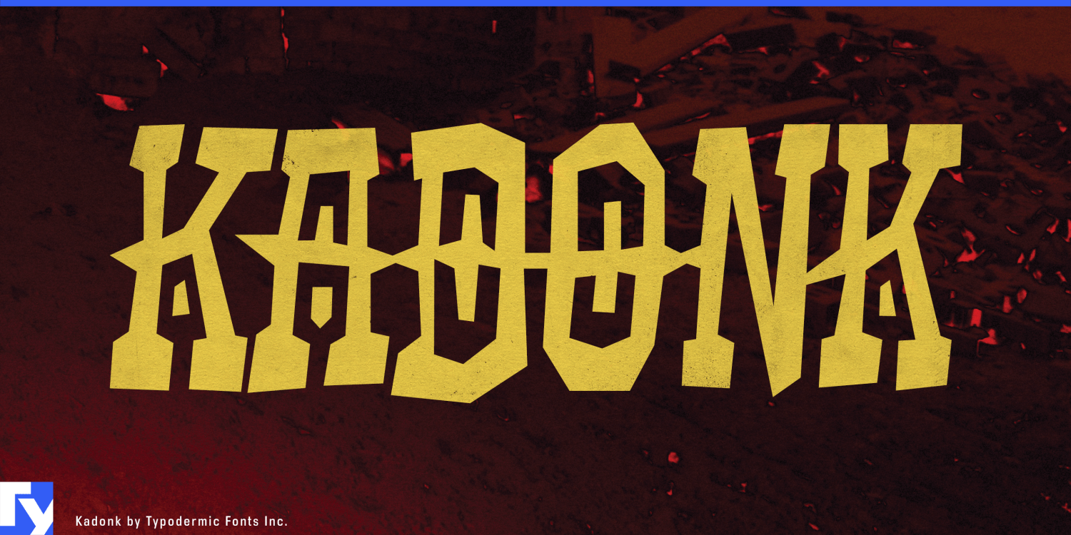 Kadonk Font Poster #1