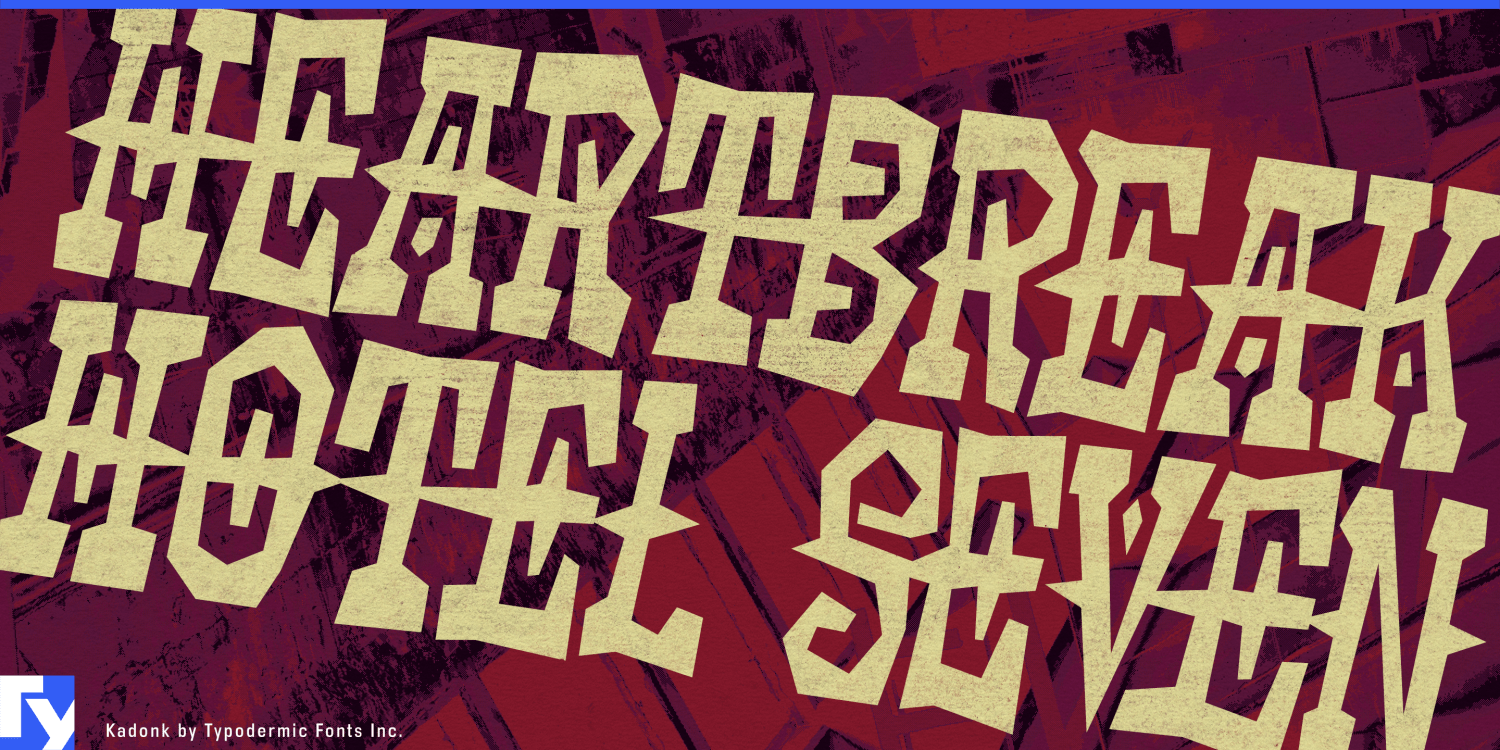 Kadonk Font Poster #1