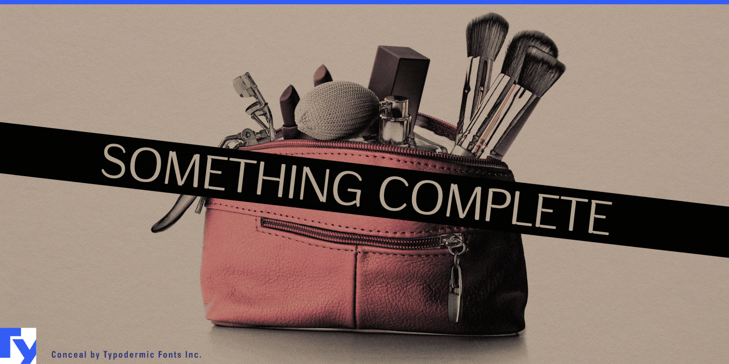 Conceal Font Poster #1