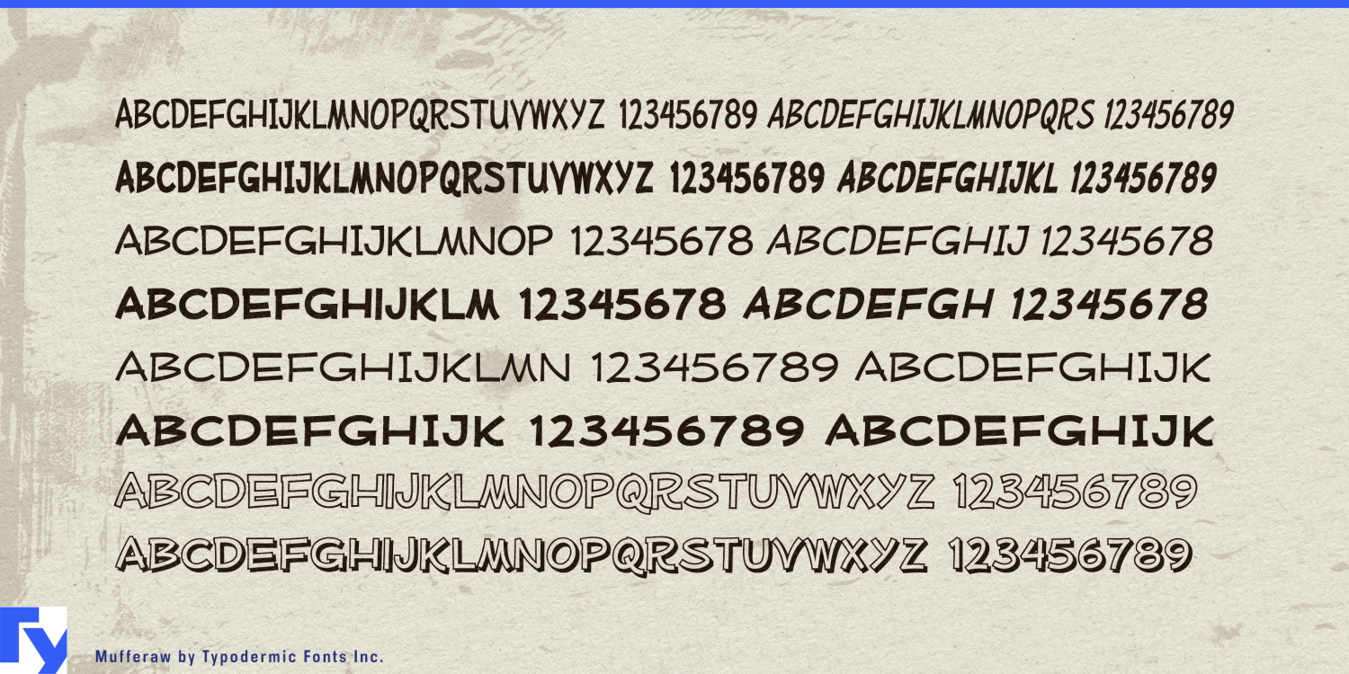 Mufferaw Font Poster #1
