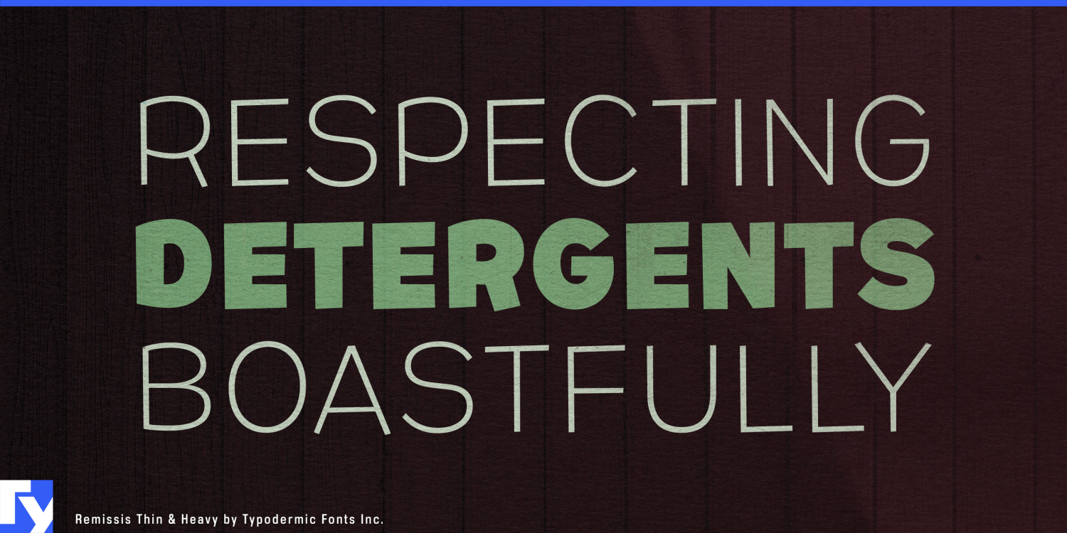 Remissis Font Poster #1