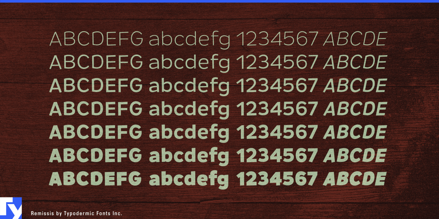 Remissis Font Poster #1