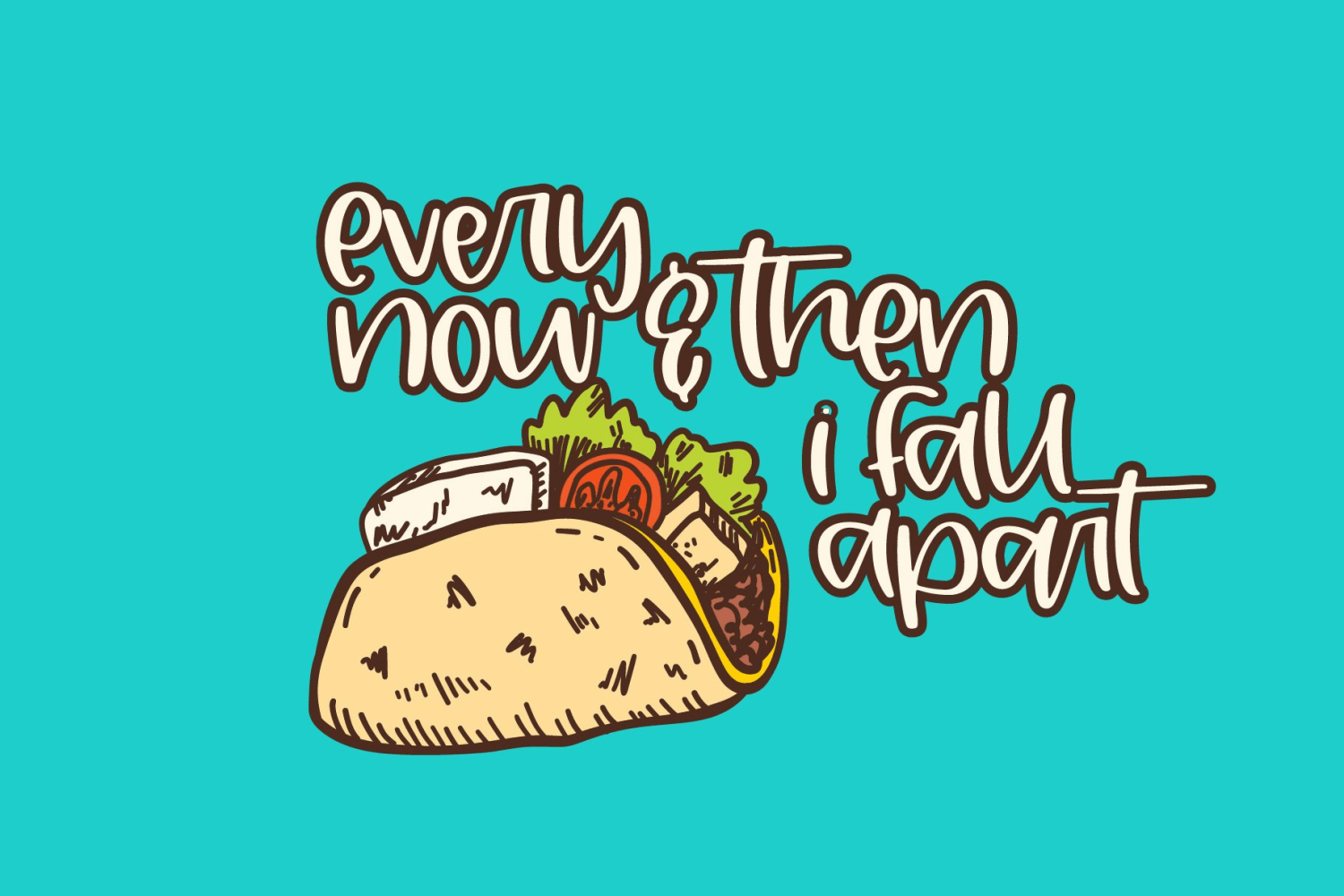 Burrito Struggle Font Poster #4
