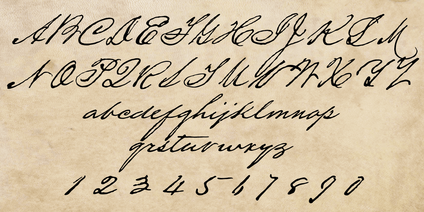 Houston Pen Font Poster #1