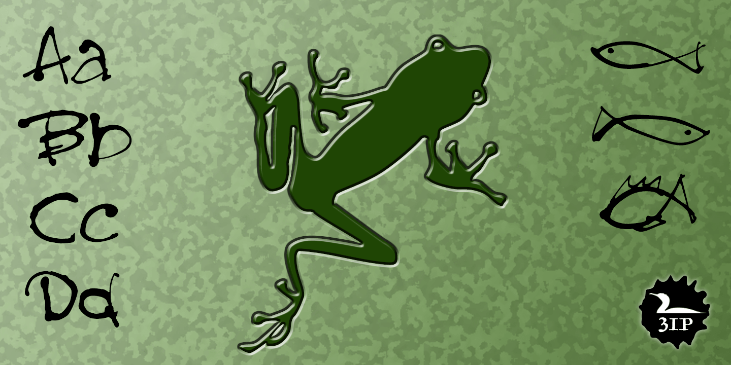 Treefrog Font Poster #1