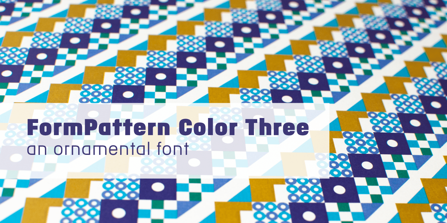 FormPattern Color Three Poster