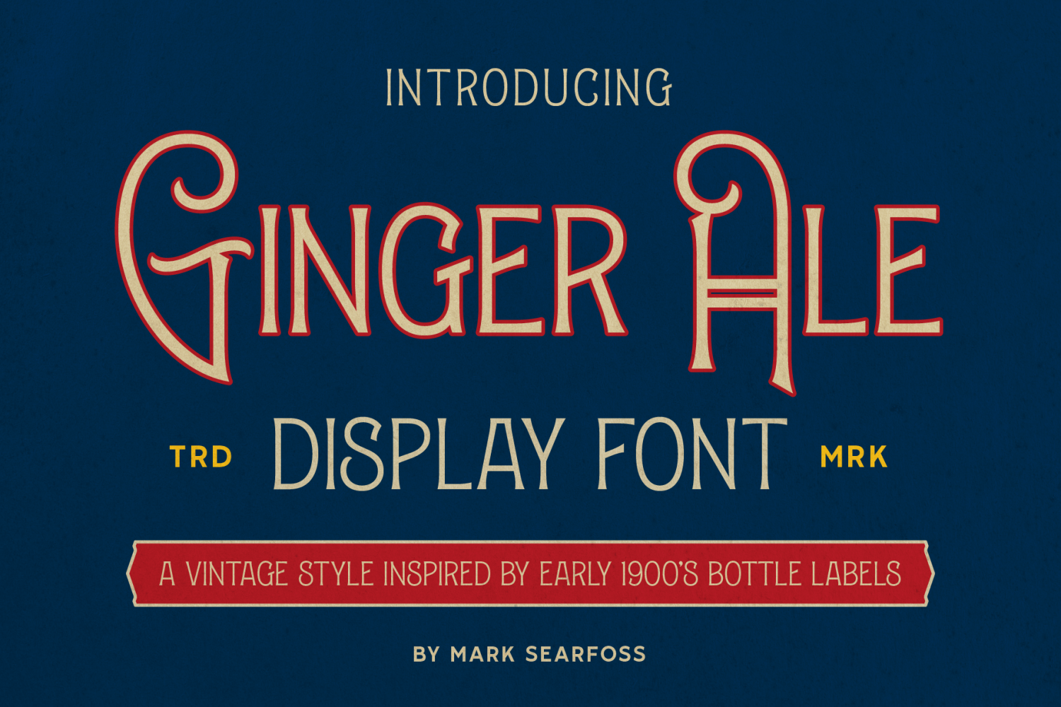 Ginger Ale Font Poster #1