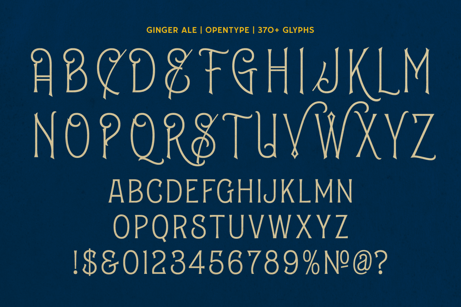 Ginger Ale Font Poster #1