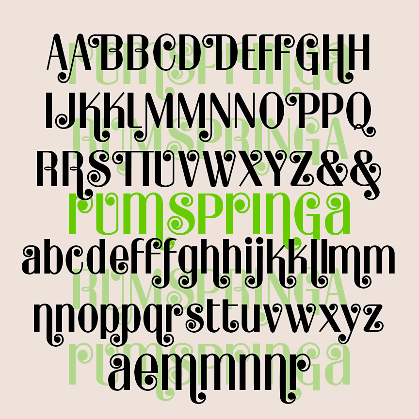 Rumspringa Font Poster #1