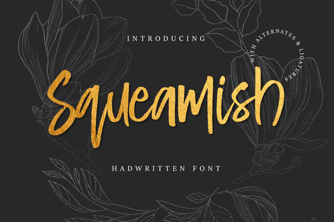 Squeamish Font Poster #1