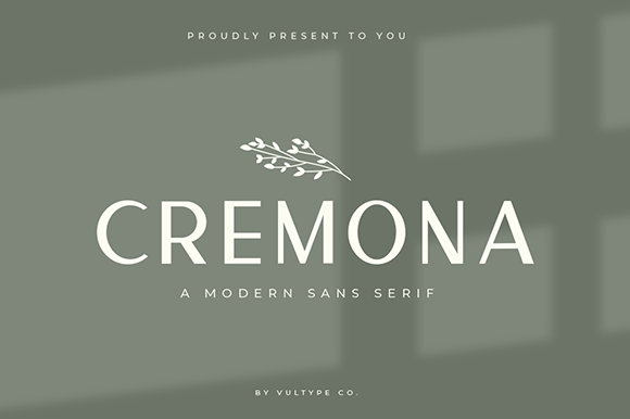 Cremona Font Poster #1