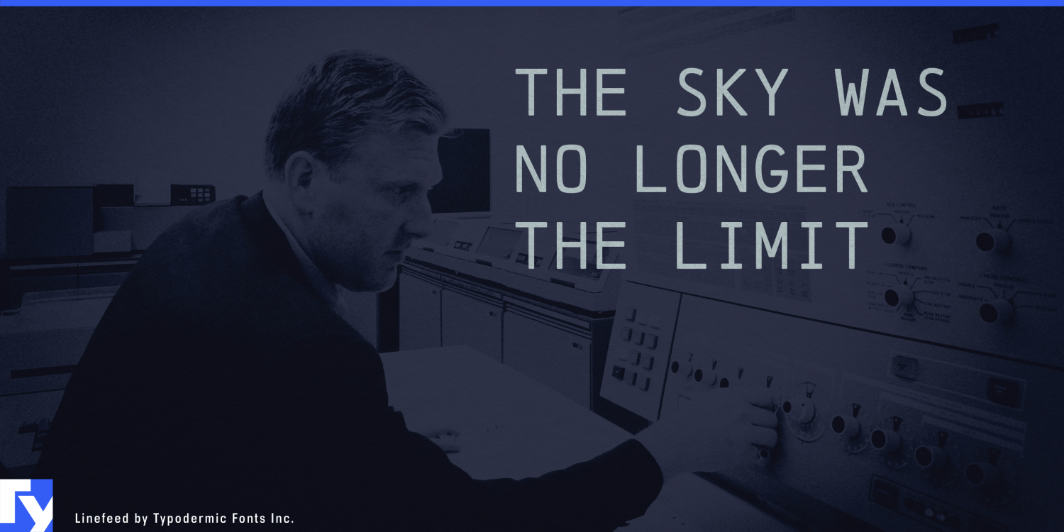 Linefeed Font Poster #1