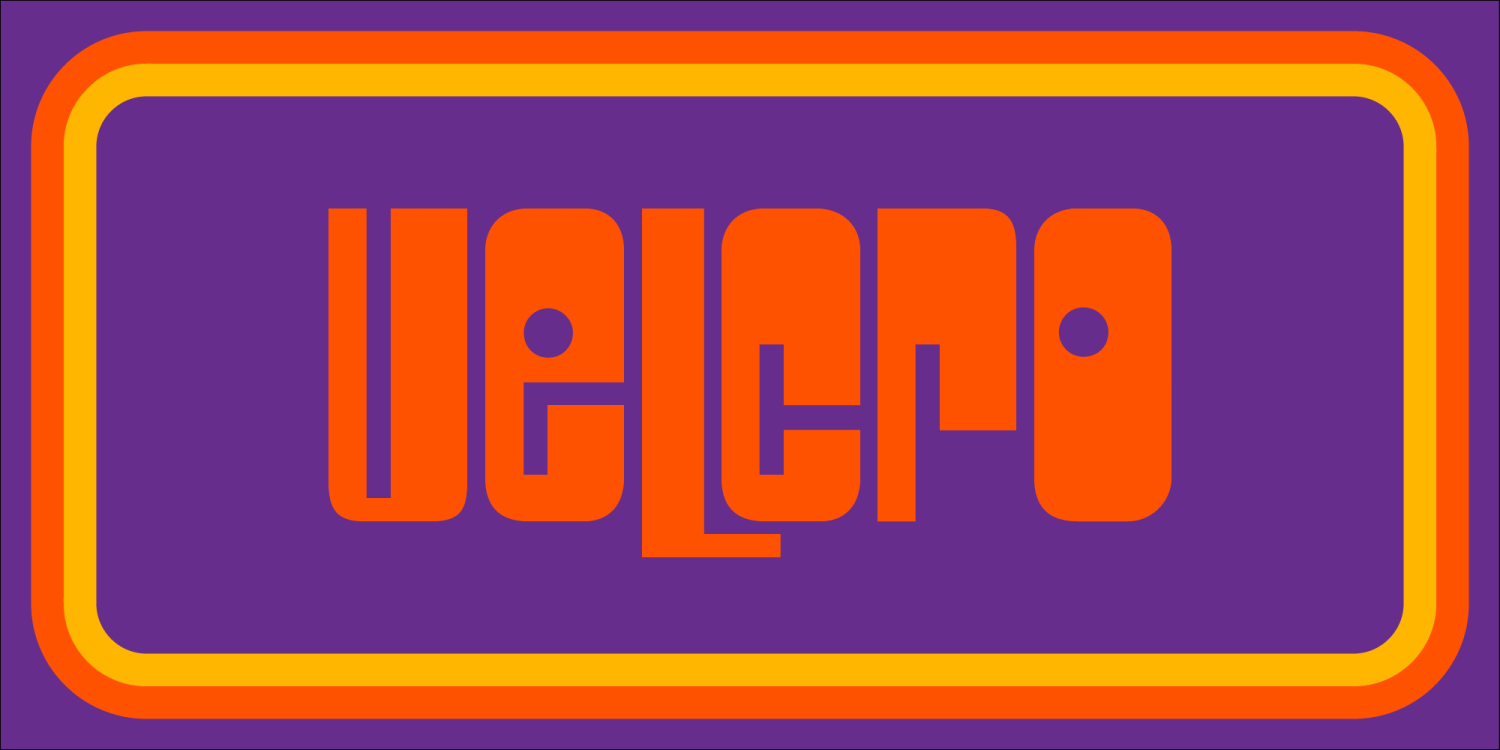 Velcro Font Poster #1