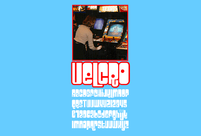 Velcro Font Poster #1