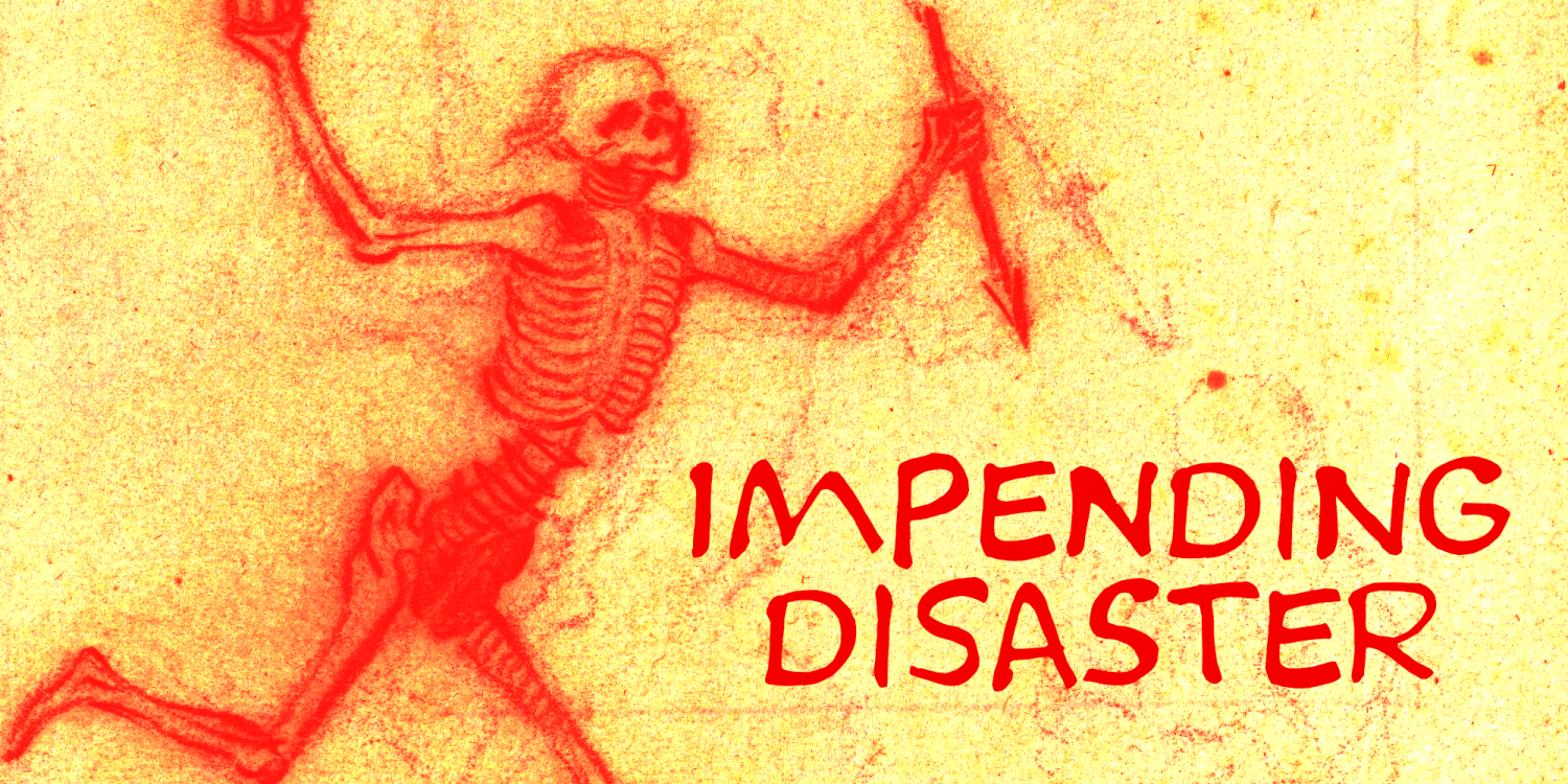 Impending Disaster Font Poster #1