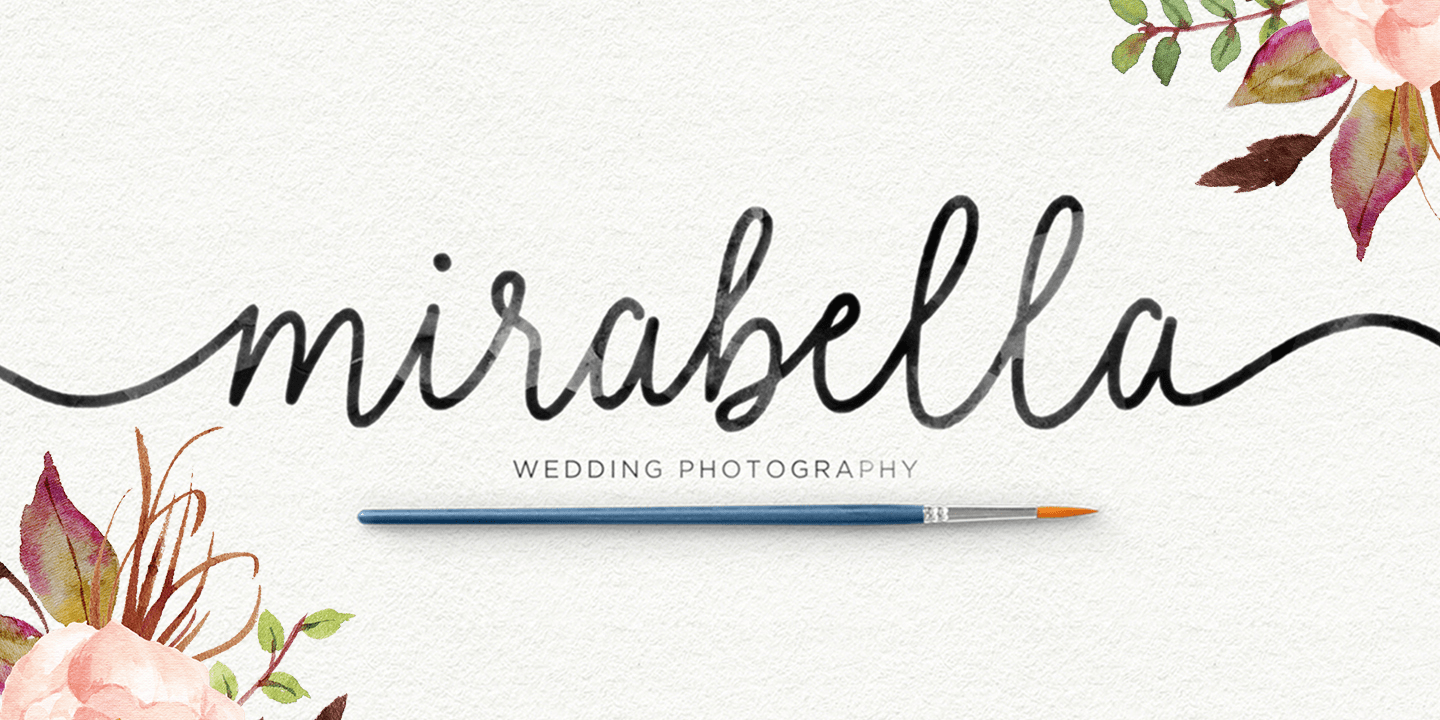 Daniela Script Font Poster #1