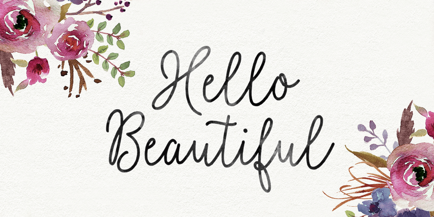 Daniela Script Font Poster #1