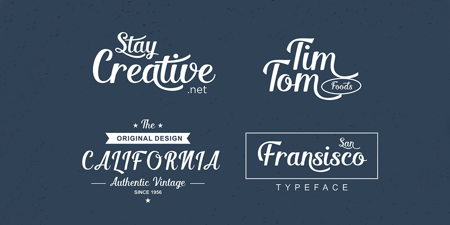 Shintia Script Font Poster #3