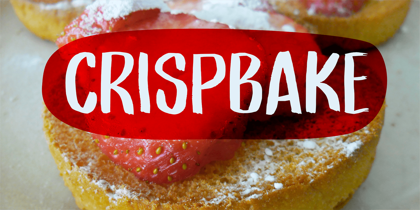 Crispbake Font Poster #1