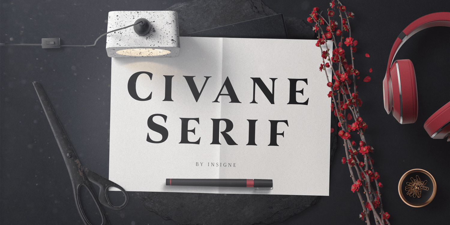Civane Serif Poster