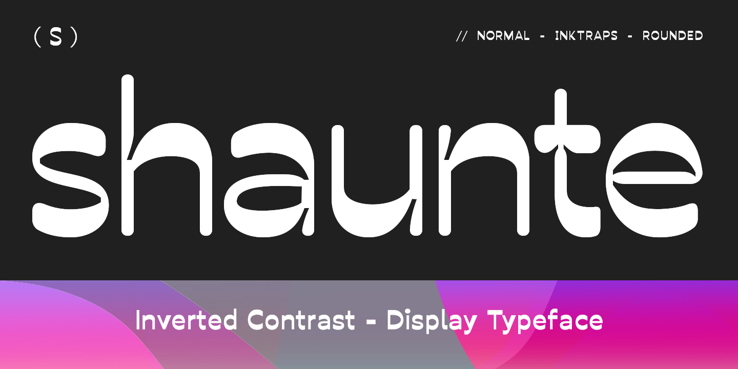 Shaunte Font Family Poster