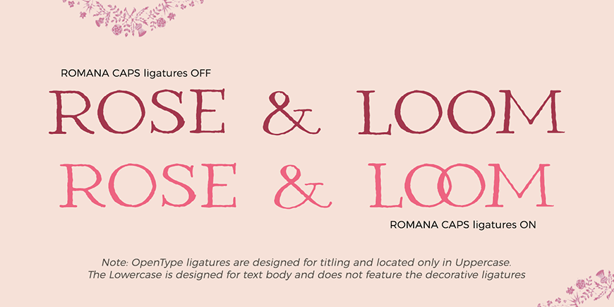Romana Font Poster #1