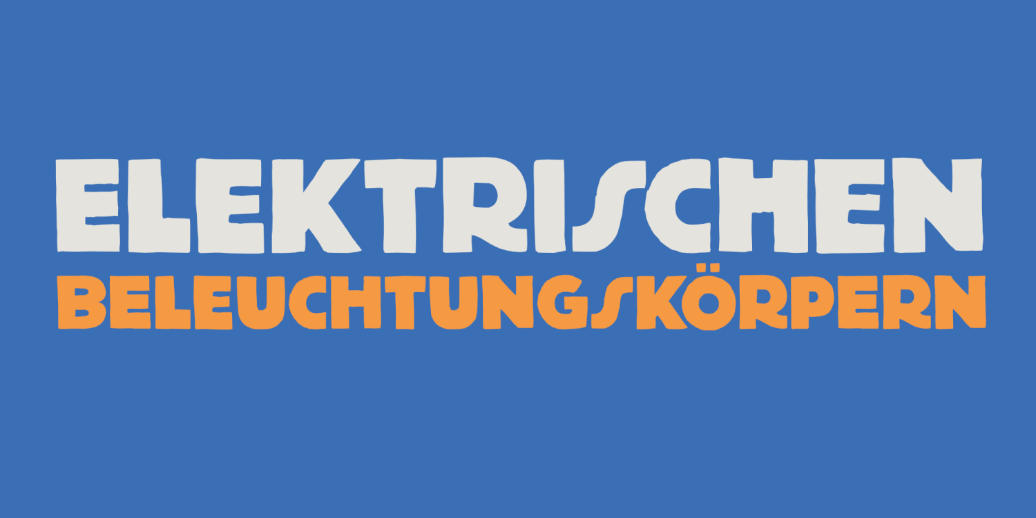Kunze Font Poster #1