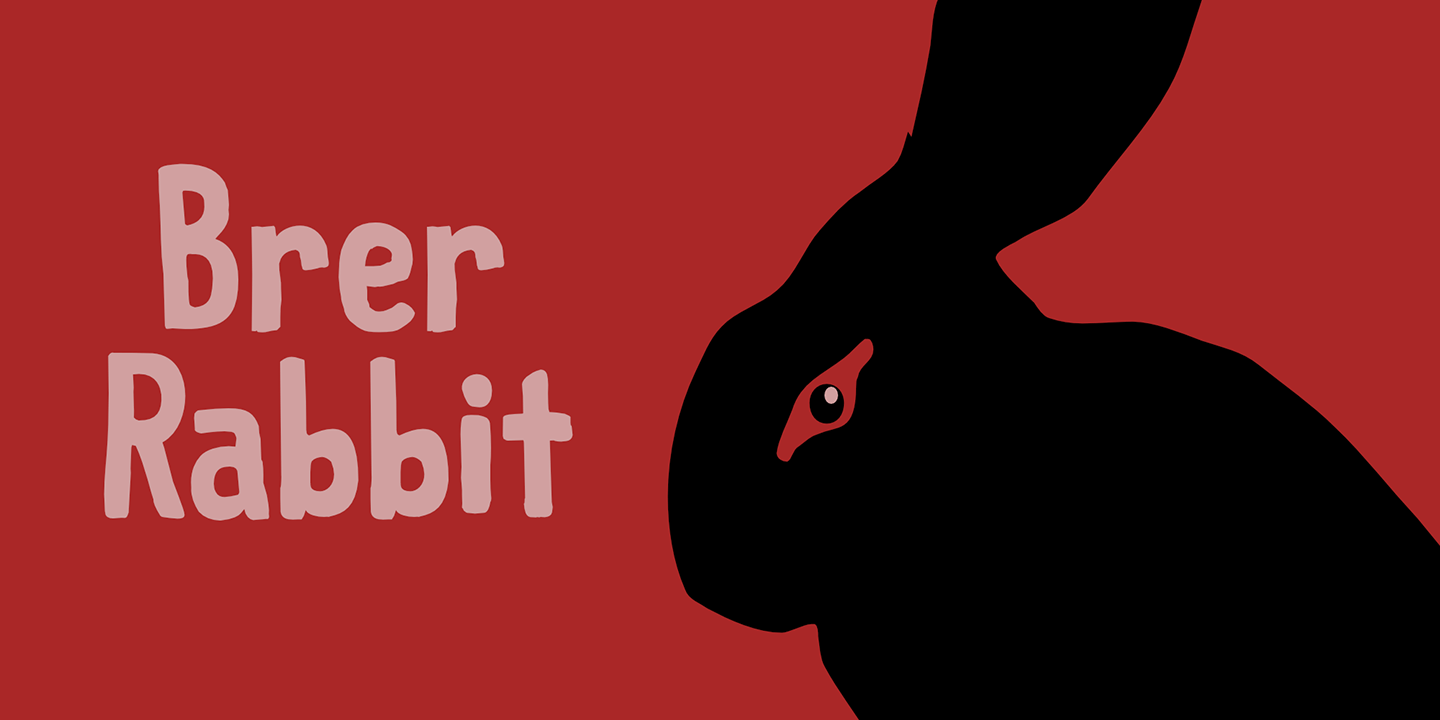 Brer Rabbit Font Poster #1