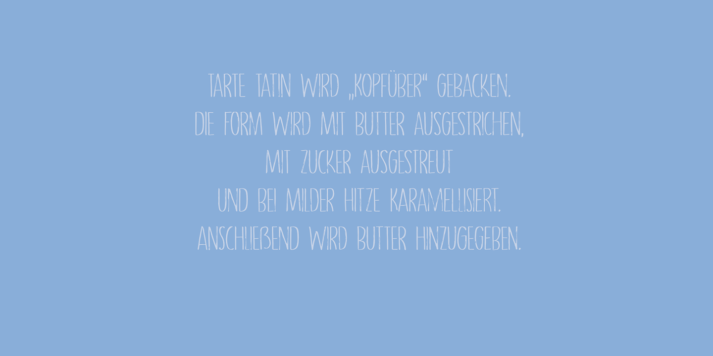 Tarte Tatin Font Poster #1