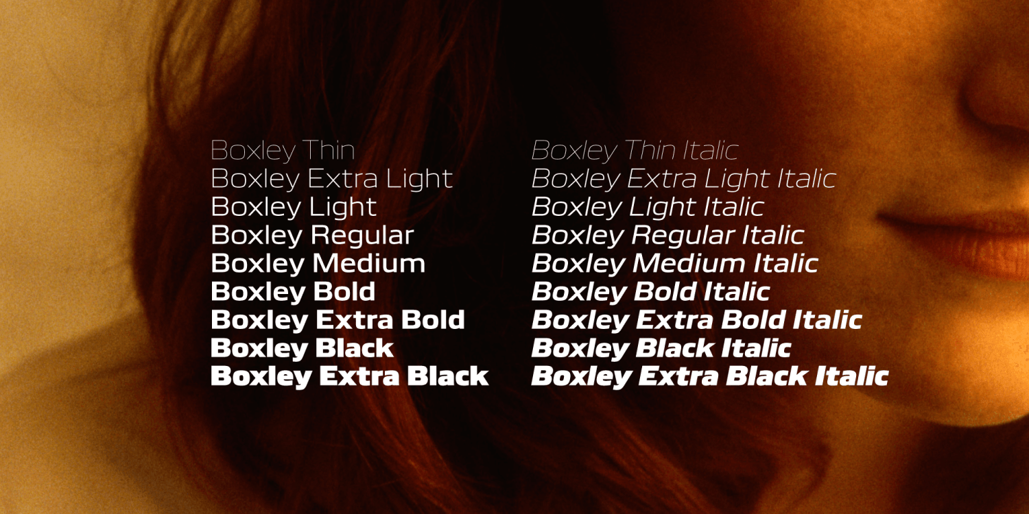Boxley Font Poster #1