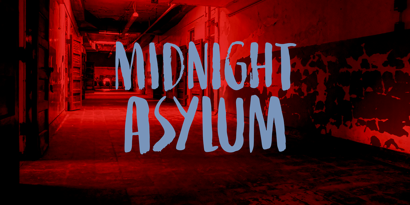Midnight Asylum Font Poster #1