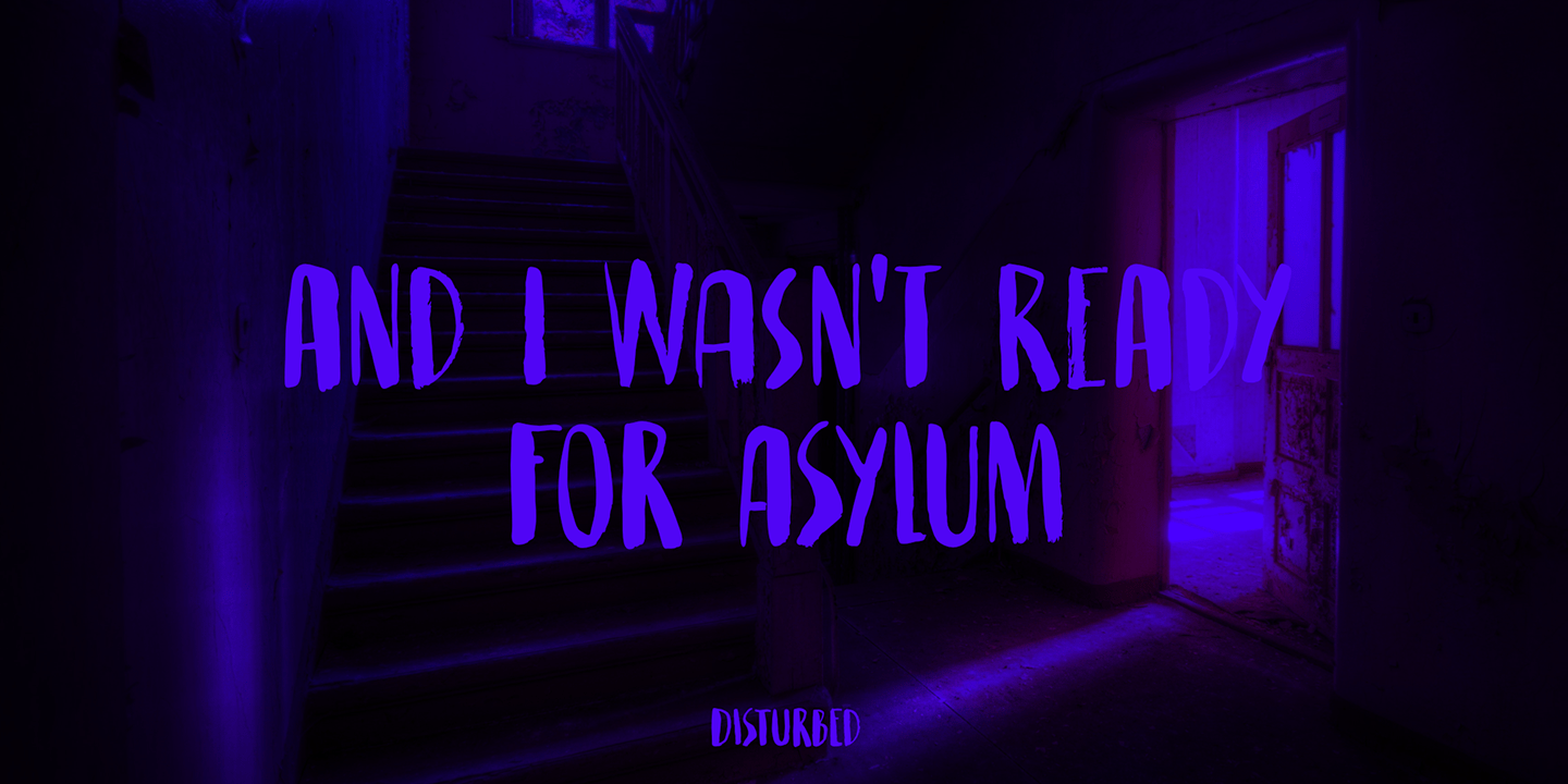 Midnight Asylum Font Poster #1