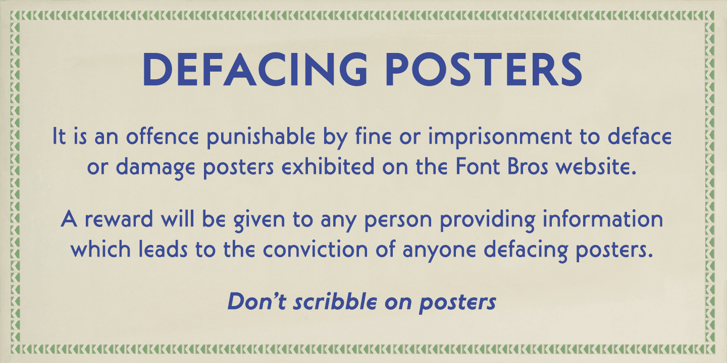Curwen Sans Font Poster #1